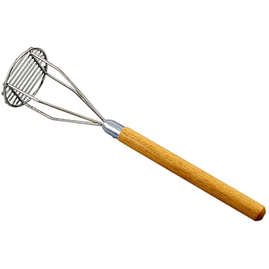 Browne Foodservice 1725 Square 25" Potato Masher with Wood Handle