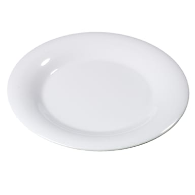 Carlisle 3302402 Sierrus 12" White Melamine Dinner Plate