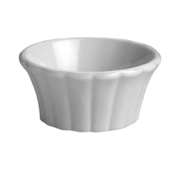 Hall® China HL8280AWHA Bright White 1 Oz. Flared Ramekin