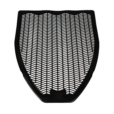 Darling Foodservice Black Urinal Mat in Fresh Blast Scent