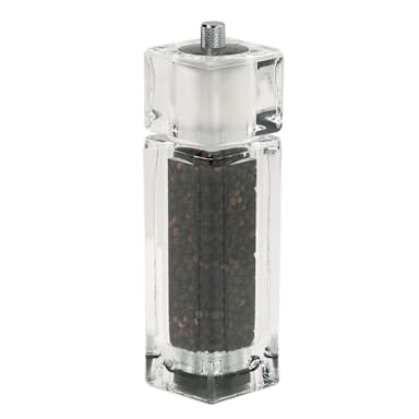 American Metalcraft CPM62 Acrylic 6.5" Combo Salt / Pepper Shaker