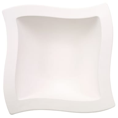 Villeroy & Boch 10-2525-3330 NewWave White 57 Oz Square Salad Bowl