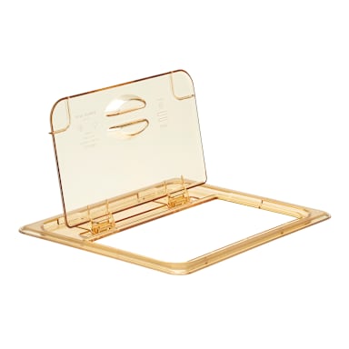 Cambro 20HPL Transparent High Heat FlipLid for 1/2 Size Food Pan