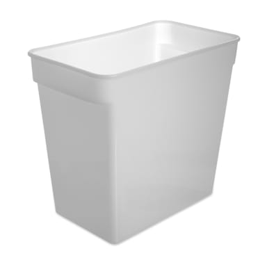 Carlisle 162902 StorPlus 18 Qt. White Storage Container