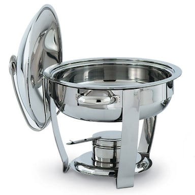 Vollrath 46501 Orion Small Oval Mirror Finish 4 Quart Lift-Off Chafer