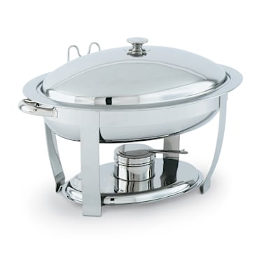 Vollrath 46500 Orion Large Oval Mirror Finish Lift-Off 6 Quart Chafer