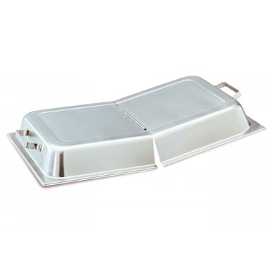 Vollrath® 77400 Full Size S/S Hinged Dome Cover with Handles