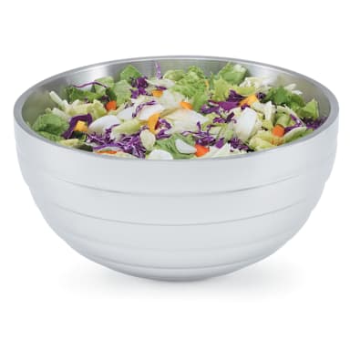 Vollrath 46592 S/S Beehive Style Double Wall 6.9 Quart Serving Bowl