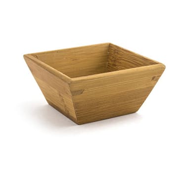 FOH DSD026BBB23 Kyoto 3.25" Square Tall Bamboo Dish