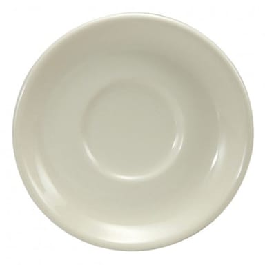 1880 Hospitality F9010000502 Cream White 6-1/8" White Saucer