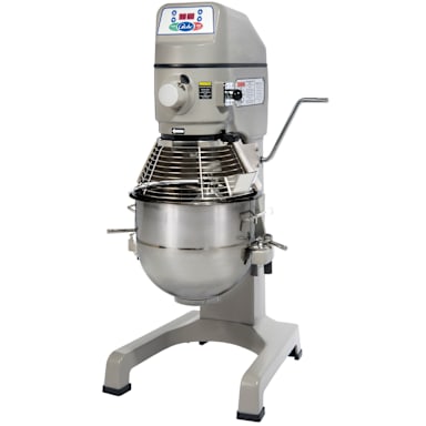 Globe Food SP30 3-Speed 30 Qt Floor Model Vertical Mixer with Bowl