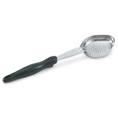 Vollrath® 6422120 Black 1 Ounce Oval Perforated Spoodle®
