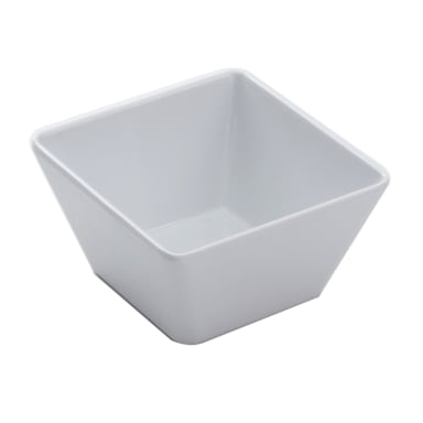 American Metalcraft MELSQ53 Endurance White Melamine 23 Oz Square Bowl