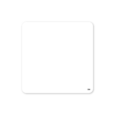 DayMark 112436 DissolveMark™ 2" Blank White Label
