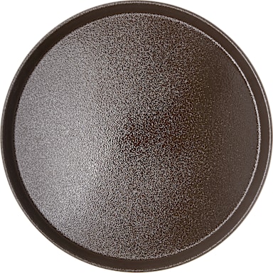 Carlisle 1600GR2076 Round Griptite 2 Brown 16" Round Tray
