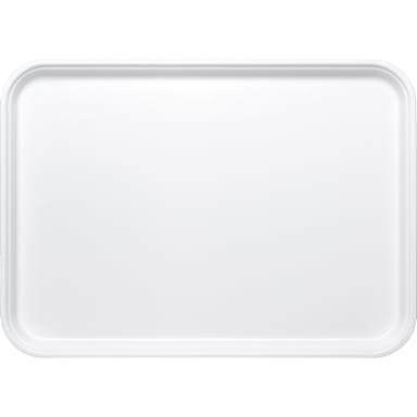 Carlisle 1318FMT301 13" x 18" Pearl White Market Tray