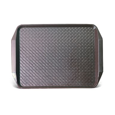 Carlisle CT121769 Chocolate Cafe Handled Tray - Dozen