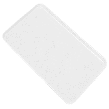 Cambro 918MT148 White 8-11/16" x 18" Market Display Tray