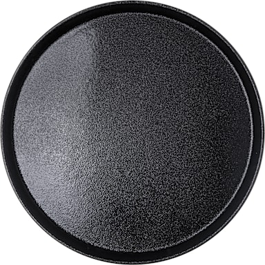 Carlisle 1600GR2004 Griptite2 Black 16" Round Tray