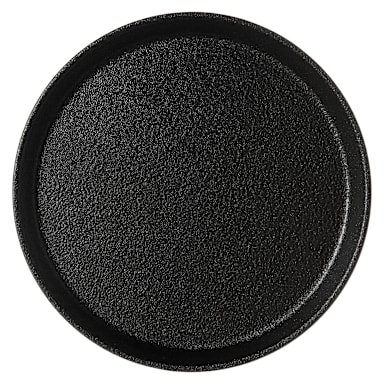 Carlisle 1100GR2004 Griptite 2 Black 11" Round Tray