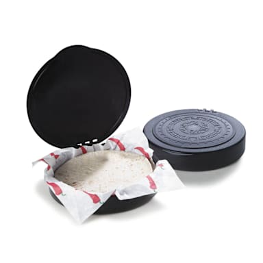 Carlisle 071003 7" Black Hinged Tortilla Server