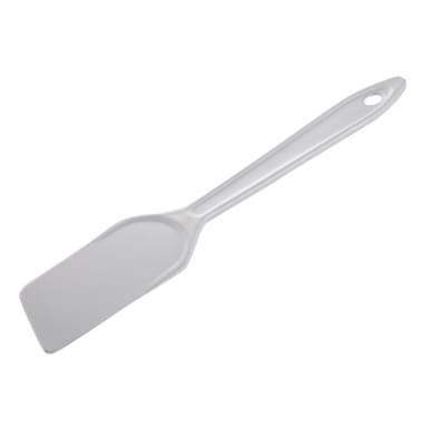 Hutzler 703 Reinforced 11" White Nylon Spatula / Scraper