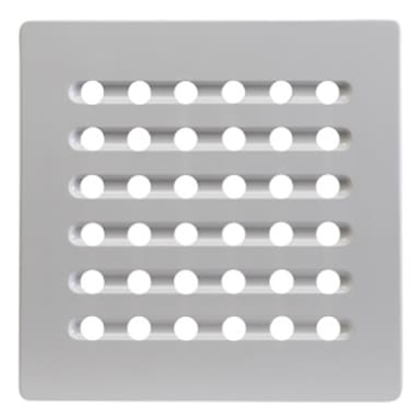 Hutzler 508WH White 7.75" Square Trivet