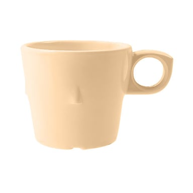 G.E.T. DC-101-T SuperMel Tan 7.5 Oz. Conic Stacking Cup