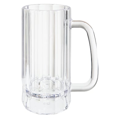 G.E.T. 00086-PC-CL Clear 16 Oz. Beer Mug