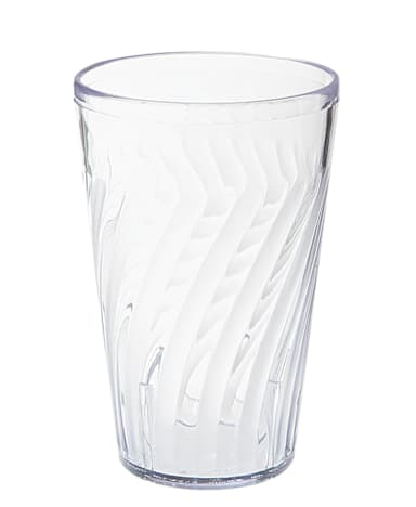 G.E.T. 2212-1-CL Tahiti Clear SAN Plastic 12 Oz. Tumbler - Dozen