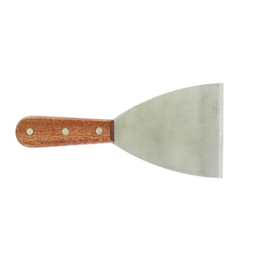 American Metalcraft SSC19 Wide Blade S/S Pan Scraper w/ Wooden Handle