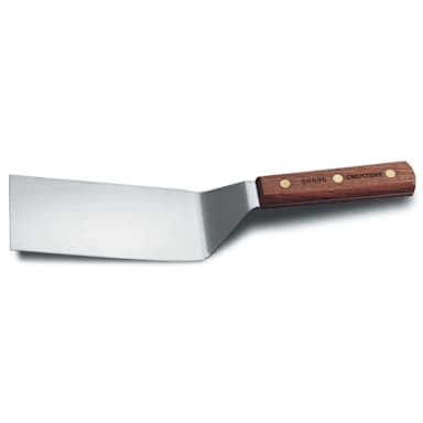 Dexter Russell S8696 Wood Handle 6 x 3" Offset Hamburger Turner