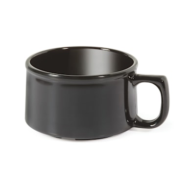 G.E.T. BF-080-BK Black Elegance 11 Ounce Soup Mug