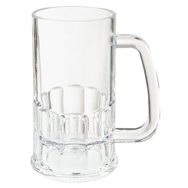 G.E.T. 00084-1-SAN-CL Clear 12 Oz. Beer Mug - Dozen