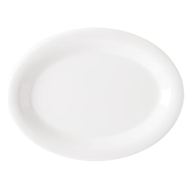 G.E.T. OP-950-DW Diamond White Oval 9.75" Platter