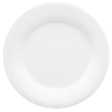 G.E.T. WP-6-DW Diamond White 6.5" Wide Rim Plate