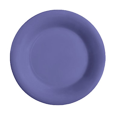 G.E.T. WP-10-PB Diamond Mardi Gras Peacock Blue 10.5" Plate