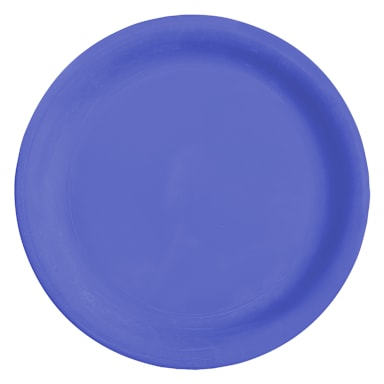G.E.T. NP-7-PB Diamond Mardi Gras Peacock Blue 7-1/4" Plate