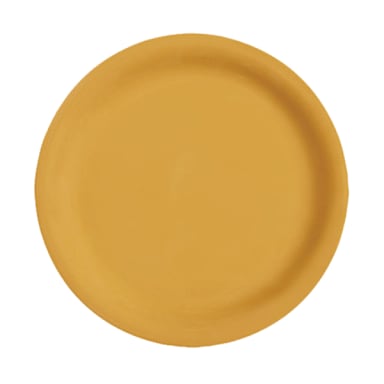G.E.T. NP-7-TY Mardi Gras Tropical Yellow 7-1/4" Plate