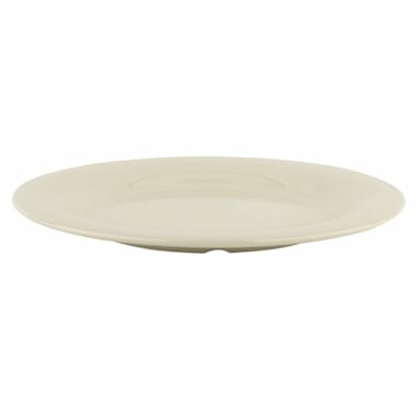 G.E.T. WP-9-DI Diamond Ivory 9" Wide Rim Plate