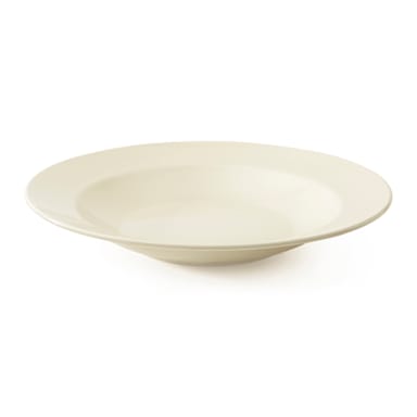 G.E.T. B-1611-DI Diamond Ivory 16 Oz. Pasta Bowl