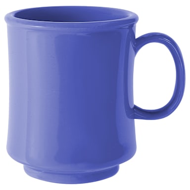 G.E.T. TM-1308-PB Mardi Gras Peacock Blue 8 Oz. Mug