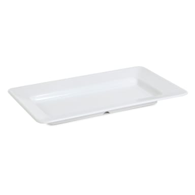 G.E.T. ML-10-W Milano White 15" x 8" Plate