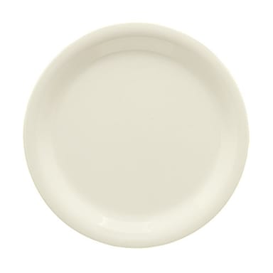 G.E.T. NP-6-DI Diamond Ivory Narrow Rim 6-1/2" Plate