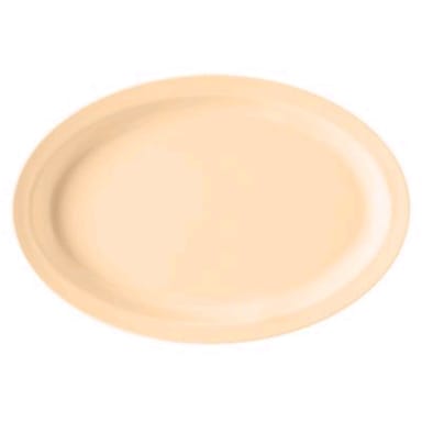 G.E.T. OP-614-T SuperMel I Tan 13.25" Oval Platter