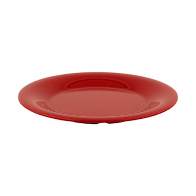 G.E.T. WP-7-RSP Red Sensation Melamine 7.5" Wide Rim Plate - Dozen