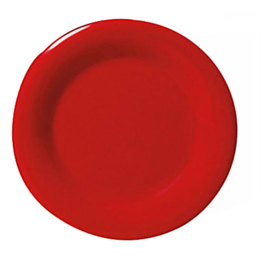 G.E.T. WP-6-RSP Red Sensation Melamine Wide Rim 6.5" Round Plate