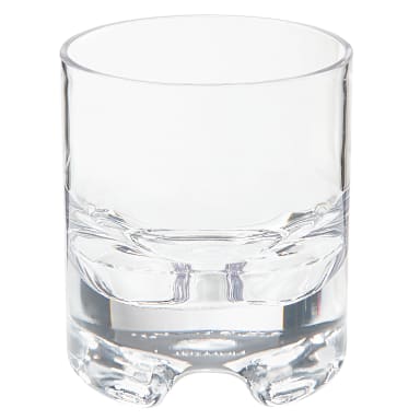 G.E.T. SW-1423-1-SAN-CL Roc N' Roll 9 Oz. Glass