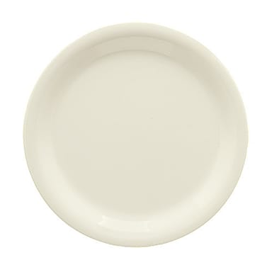 G.E.T. NP-10-DI Diamond Ivory Narrow Rim 10-1/2" Plate
