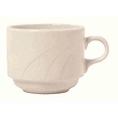 Libbey - Formerly Syracuse China 950038123 Cascade 8.5 Ounce Stacking Cup